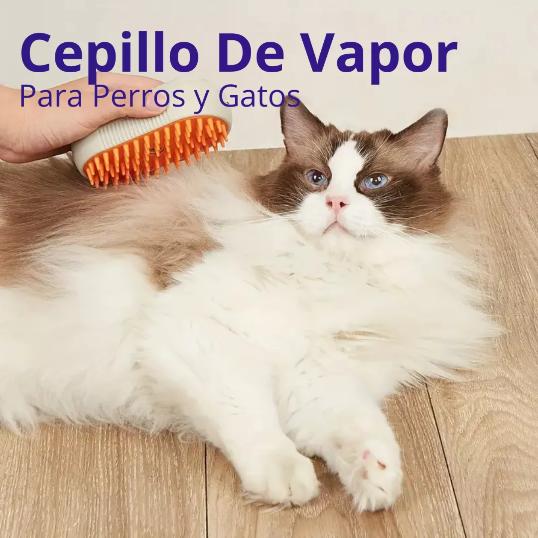 Cepillo a Vapor Para Mascotas -  Recargable