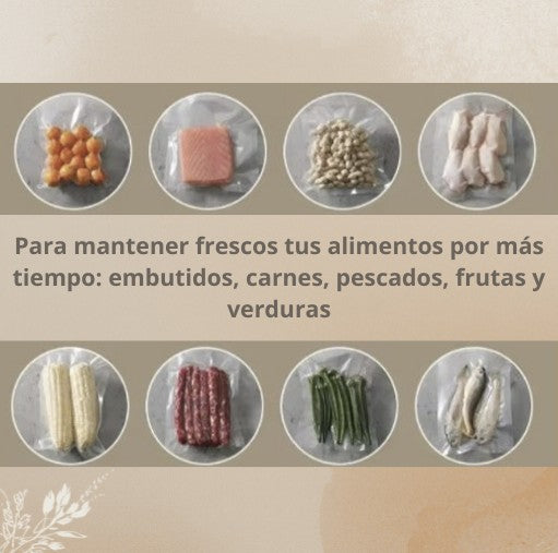 SELLADORA AL VACIO + rollo 5 mts